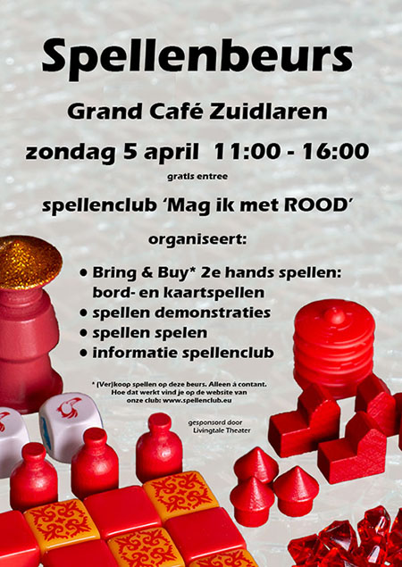 Spellenbeurs Zuidlaren 5 april Spellenbeurs Zuidlaren 5 april
